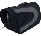 Transportín gloria gloss talla s plegable negro black (35 x 22 x 23 cm)