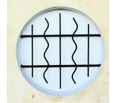 Diámetro de la cuadrícula azure de defensa 80 cm para ventanas redondas (mesa de côte)