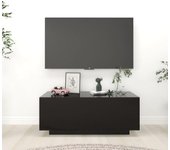 Mueble para tv | mueble de salón | mesa de tv madera contrachapada negro 100x35x40 cm cfw71948