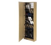 Mueble zapatero espejo serie danubio 56ab topkit colorroble y medidas 170x54x24 cm.