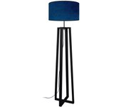 Farola tosel manon n tela columna negro d40 x h155 cm