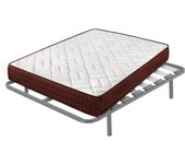 Colchón viscosoft ergos 18 + somier hermes con 5 patas de 32 cm | medidas: 120x190x18 cm
