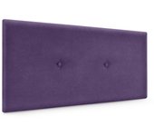 Dhome cabecero de tela aqualine liso con botones 110x50cm camas 105 - lila