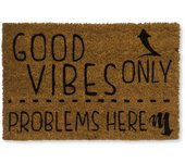 Felpudo coco - good vibes only