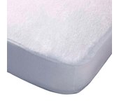 Protector de colchón rizo de algodón gomera impermeable blanco donegal collections cama de 135