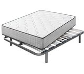 Colchón viscoelástico top dream + somier apolo | medida: 150x200 cm | con 5 patas de 25 cm