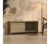 Mueble para tv | mueble de salón | mesa de tv madera contrachapada roble sonoma 90x35x40 cm cfw38283