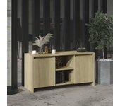 Mueble de tv | mueble de salón | mesa de tv madera contrachapada roble sonoma 102x37,5x52,5 cm cfw41395