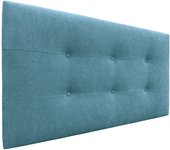 Dhome cabecero de tela aqualine capitoné 110x60cm camas 105 - turquesa