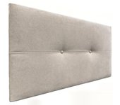 Dhome cabecero de tela aqualine con botones 105x50cm camas 105 - beige