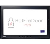 Puerta para chimenea de 700x450 mm con tirador a la derecha 4c-r