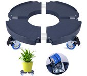 Soporte para plantas con ruedas, carrito para plantas ajustable de 15-20 pulgadas con ruedas, carrito para macetas de interior