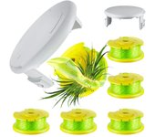 Cuerdas de repuesto para cortacésped ac80rl3, 8 uds., para ryobi one plus +, recambio lnch de 0.080 de diámetro y tapa protectora ac14hca