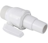 Válvula de bola de 2 vías mip x 1.5 - 1.25 compatible con el filtro de piscina hayward pn. sp0729 - máx. 50 psi