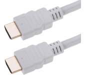Cable hdmi 2.1 ultra hd 8k blanco de 1.8m macho a macho