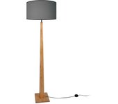 Farola tosel nidra tela vertical naturales, negros d40 x h156 cm