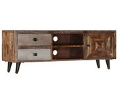 Mueble para tv | mueble de salón | mesa de tv de madera maciza de mango 118x30x40 cm cfw15309