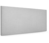 Dhome cabecero de tela aqualine liso 110x50cm camas 105 - gris perla