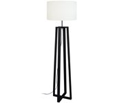 Farola tosel manon n tela columna negro d40 x h155 cm
