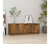 Mueble de tv | mueble de salón | mesa de tv madera contrachapada roble ahumado 102x35x36,5 cm cfw89888