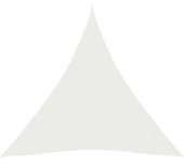 Sombrilla de jardín impermeable 420d triángulo sombrilla para patio piscina campo senderismo blanco,3.6x3.6x3.6m