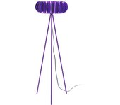 Farola tosel tiago metal trípode púrpura d40 x h165 cm