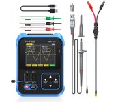 Osciloscopio digital 3 en 1, probador de transistores, función de generador de señal, medidor de osciloscopio de mano, pantalla tft de 2,4 pulgadas
