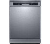 Lavavajillas - midea mfd60s100s-es, independiente, 6 programas, inoxidable