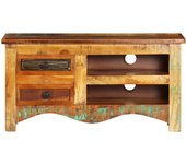 Mueble tv 80 x 30 x 40 cm madera maciza recuperada