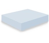 Plancha de espuma poliuretano multiusos - medida: 50 x 50 x 13 cm de grosor - dureza media - densidad 25 kg/m3