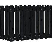 Valla elevada para jardín diseño 100x50x70cm pino macizo