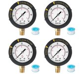 4 uds válvula de spa 60psi 1/4 npt montaje inferior pentair 190058 manómetro de repuesto para piscina, manómetro de filtro de piscina