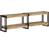 Mueble de tv | mueble de salón | mesa de tv madera maciza reciclada 140x30x40 cm cfw71830