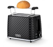 To280c eldom tostadora tosti, rejilla para panecillos, sistema de descongelación, negro
