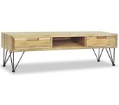 Mueble para la tv | mueble de salón | mesa de tv 120x35x35 cm de madera maciza de teca cfw31309