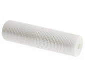 Malla plastica| 1x30m| blanca| composición 100% pvc| valla de pvc| malla para cerco| reticula 10x10mm