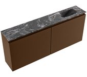Mondiaz ture-dlux 120cm mueble fondo reducido rust. eden lavabo posición derecho lava. 1 orificio.
