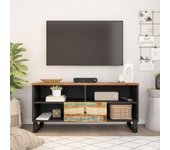 Mueble de tv | mueble de salón | mesa de tv madera reciclada madera contrachapada 100x33x46cm cfw53960