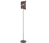 Farola tosel vira metal vertical castaño d28 x h175 cm
