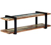 Mueble para la tv | mueble de salón | mesa de tv de madera maciza reciclada 130x40x40 cm cfw80313