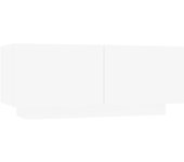 Mueble tv blanco aglomerado 100x35x40 cm