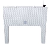 Maceta alta 72 l prosperplast rato case high de plástico en color blanco, 65 (alto) x 80 (ancho) x 33 (profundo) cms