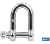 Grillete recto m-12 zincado