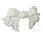 Decoración de casa de madera 87x7x50 cm made in italy | decoración de pared y adornos de navidad | lazos shabby colgantes