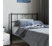 Cabecero，cabecero de cama，panel de cabecera de metal negro 107 cm cfw11060