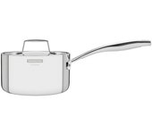 Tramontina - olla grano, de acero inoxidable y terminación brillante, con cuerpo triple y con tapa, 20 cm y 3,1 l