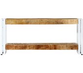 Mueble tv 90 x 30 x 40 cm madera maciza de mango