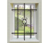 Cuadrícula de defensa toscana para la ventana h = 65 cm x l = 60 cm (costa de tabla)
