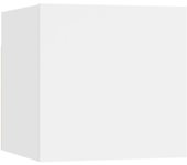 Mueble tv de pared blanco 30,5x30x30 cm