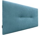 Dhome cabecero de tela aqualine liso con botones 110x50cm camas 105 - turquesa